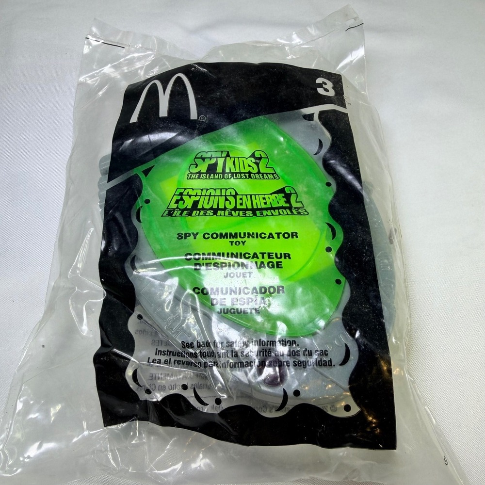 Spy Kids 2 Spy Communicator Toy McDonald's 2002 Movie Promo NOS‎
